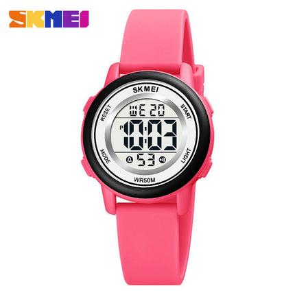 Kids Watch Silicone Outdoor Sport LED Electrical Wrist Watch with Alarm