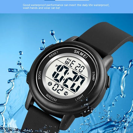 Kids Watch Silicone Outdoor Sport LED Electrical Wrist Watch with Alarm