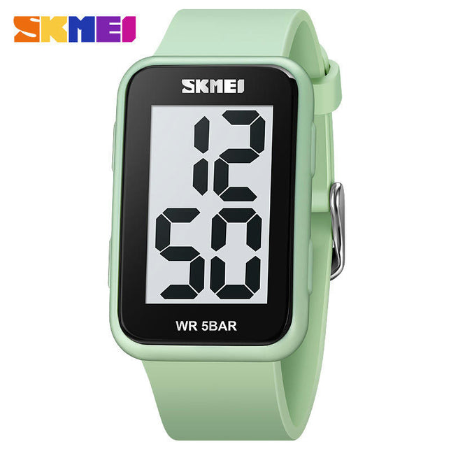 Digital Rectangular Watch Waterproof LED Luminous Outdoor Sports Watch