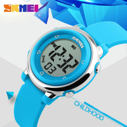 Kids Watch Silicone LED Electrical Wrist Watch with Alarm Stopwatch for Little Girls