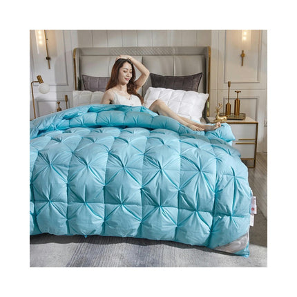 Quilt For All Season Goose Feather Down Comforter King Down Duvet,Soft Warm Duvet Quilt