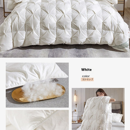 Quilt For All Season Goose Feather Down Comforter King Down Duvet,Soft Warm Duvet Quilt