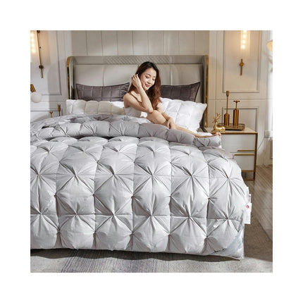 Quilt For All Season Goose Feather Down Comforter King Down Duvet,Soft Warm Duvet Quilt