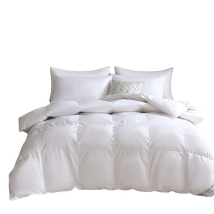 Warmth Goose Down Comforter, Ultra Soft Cotton Bed Quilt,All Season Goose Down Duvet