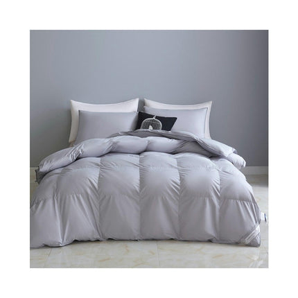 Warmth Goose Down Comforter, Ultra Soft Cotton Bed Quilt,All Season Goose Down Duvet