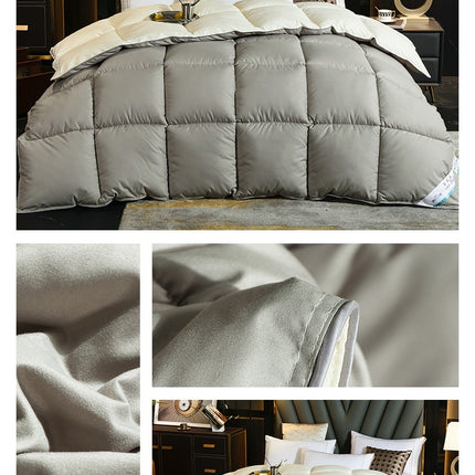 White Goose Feathers Down Comforter Duvet Insert - Ultra-Soft All Season Down Comforter