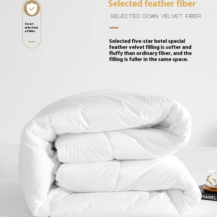 Down Soft Comforter Duvet Insert-Down Alternative Comforter-Lightweight Fluffy Breathable Quilt For All Season