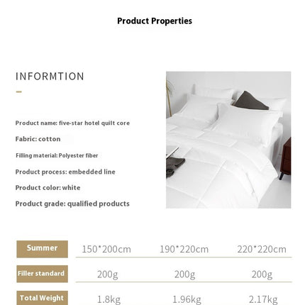 Down Soft Comforter Duvet Insert-Down Alternative Comforter-Lightweight Fluffy Breathable Quilt For All Season