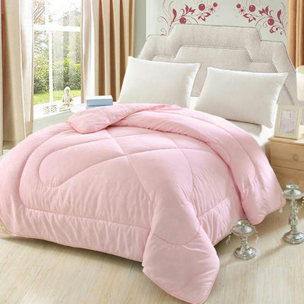 Silk Comforter with Cotton Soft Silk Quilt Breathable Silk Comforter Warmth for Winter Quilt