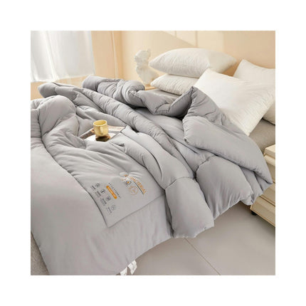 Soft Winter Quilt Cotton Comforter- All Season Comforter Breathable Hypoallergenic