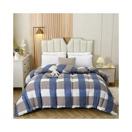 Warm Winter Quilt for Bed Cotton Quilt-All Season Comforter Soft Microfiber Bedding