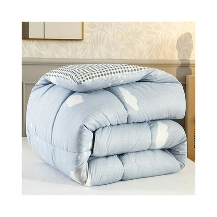 Soft Comforter Duvet Insert -Lightweight Comforter Fluffy Reversible Breathable Microfiber Comforter