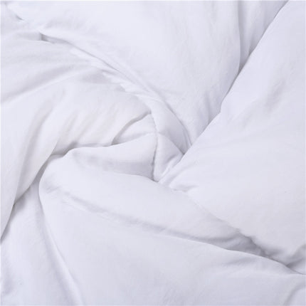 Feather cotton quilt Comforter Queen Size- All Season White Down Warm Winter Quilt