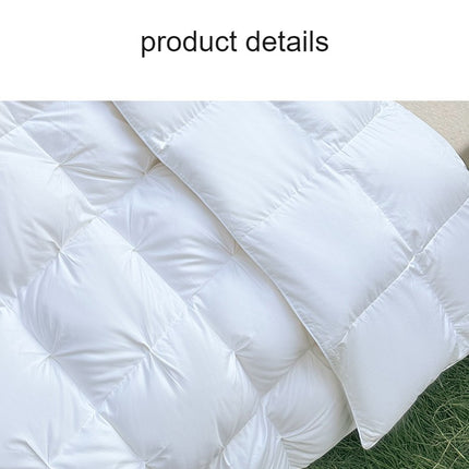 Warm Winter Comforter 100% Cotton Duvet Queen Size Zipper Duvet Soft, Breathable Bedding