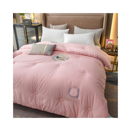 All Season Full Size Comforter-Soft Cotton Quilt Winter Warm Cotton Quilt for Breathable Bedding