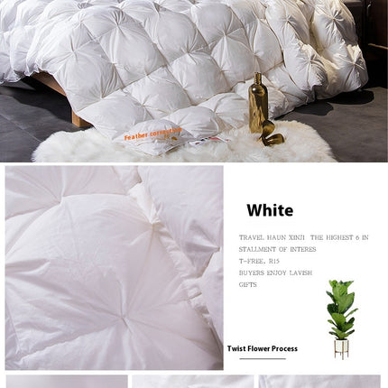 Soft Duvet Quilt Thick Comforter Down Winter Warm All Season Bedding Duvet Comforter