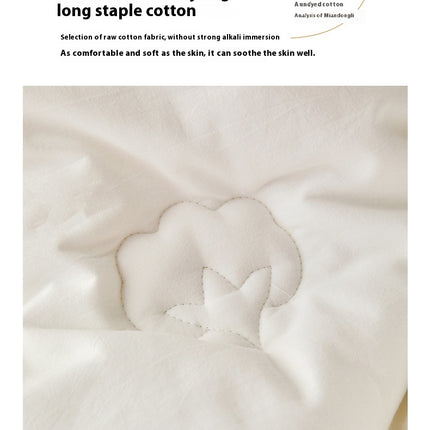 Comforter Natural Cotton Quilt Insert Queen Size- All Season Soft Cotton Quilt Insert