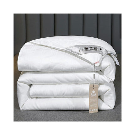 2-in-1 Double Quilt for All Season Warm Winter Cotton Quilt Comforter for Home Bedroom