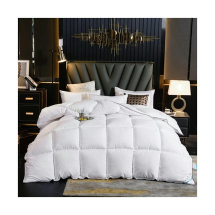 lightweight Comforter White Goose Down Comforter King Duvet Quilt Down Duvet Winter Warm