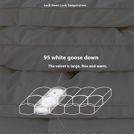 lightweight Comforter White Goose Down Comforter King Duvet Quilt Down Duvet Winter Warm