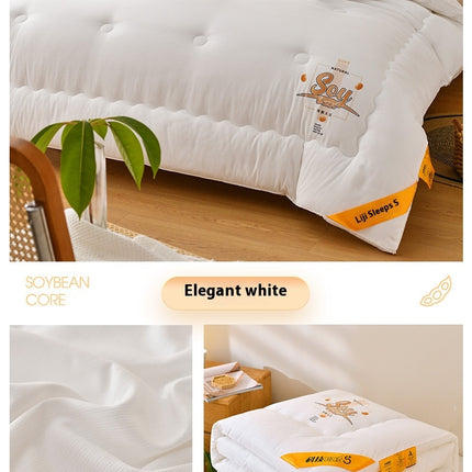 Warm, Lightweight, Breathable Bedding-All Season Fluffy & Cozy Microfiber Comforter