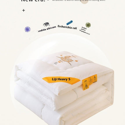 Warm, Lightweight, Breathable Bedding-All Season Fluffy & Cozy Microfiber Comforter