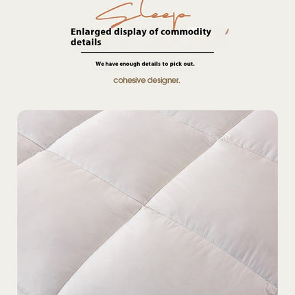 Warm Winter Comforter Cotton Quilted Down Comforter-Goose Down Feather Duvet Quilt For All Season 1