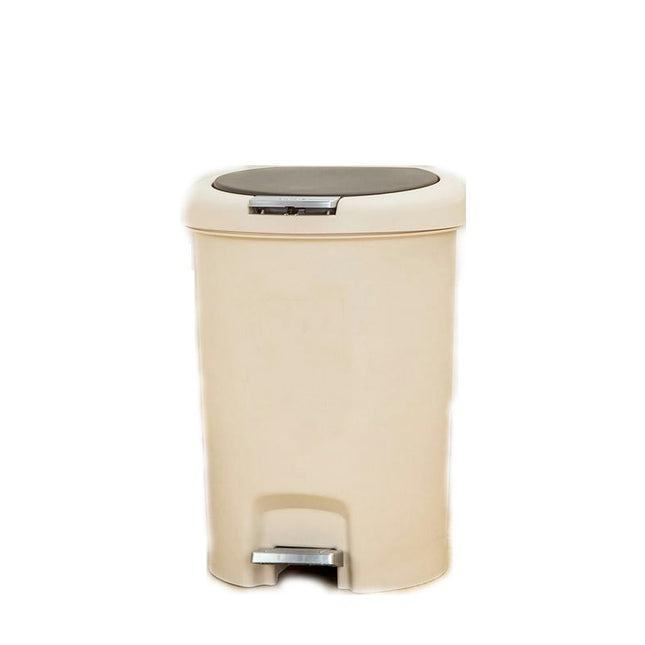 Bathroom Trash Can with Lid - -10L/2.6 Gallon Rectangular Pedal Trash Can for Narrow Offices, Kitchens, Bedrooms