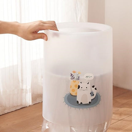 Trash Can Plastic Trash Can Waste Recycling Bin Living Room Study Bedroom Waste Paper Basket