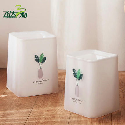 Trash Can Plastic Trash Can Waste Recycling Bin Living Room Study Bedroom Waste Paper Basket