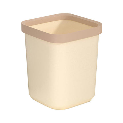 Plastic trash can without lid, Trashcan Container Waste Bin for Bathroom Bedroom Kitchen Office Laundry Room