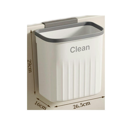 Kitchen Compost Bin for Counter Top or Under Sink, Hanging Small Trash Can with Lid for Cupboard/Bathroom/Bedroom