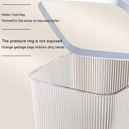 Bathroom Toilet Wastebasket, Creative Waste Paper Basket, Storage Bins for Office, Home and Premium Hotels