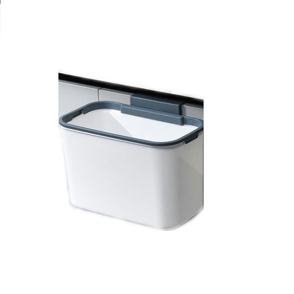 Kitchen Compost Bin, Hanging Kitchen Cabinet Door Cupboard Bins with Lid or Wall Sticking Bathroom Trash Can