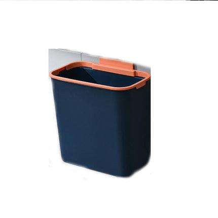 Kitchen Compost Bin, Hanging Kitchen Cabinet Door Cupboard Bins with Lid or Wall Sticking Bathroom Trash Can