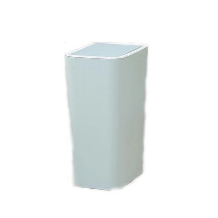 Bathroom Bins, Trash Can 8L Slim Garbage Bin with Pop-Up Lid Waste Basket Garbage Can for Bathroom Kitchen Bedroom Office