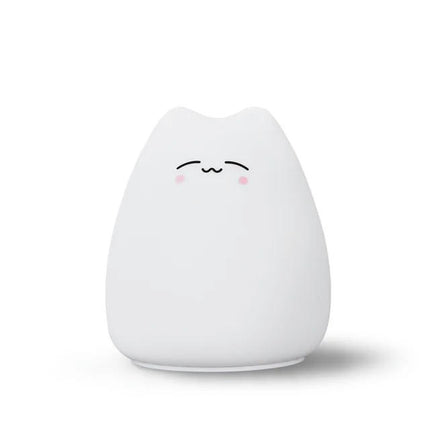 Mini Popular Cat Baby Night Lamp 7-color Pat Touch Color-changing Eye Protection Bedroom Bedside Night Light Gift Children