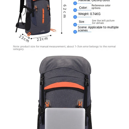 Hiking Backpack Large Capacity Mountaineering Bag Waterproof Daypack Outdoor Sport Travel Bag