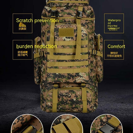 Hiking Camping Backpack Climbing Backpack for Outdoor,Water Resistant Backpack for Men Women