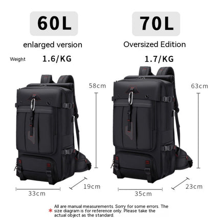 Large Capacity Travel Backpack Mountaineering Bag Waterproof Backpack with USB Charging Port