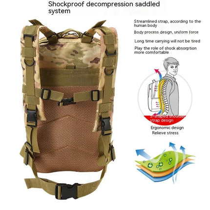 Large Capacity Mountaineering Bag Camouflage Tactical Backpack Men Camping Hiking Backpack