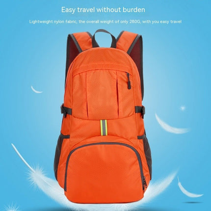 Mountaineering backpack- Foldable Hiking Backpacks Water Resistant Light Daypack for Outdoor Hiking