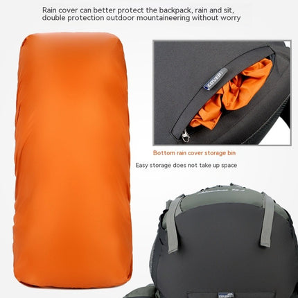 Hiking Camping Backpack For Men Women Waterproof Backpack with Rain Cover Hiking Camping Backpack