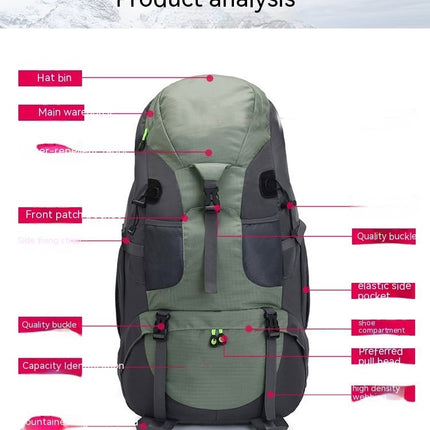 Waterproof Hiking Backpack Outdoor Sport Travel Daypack for Climbing Camping Touring