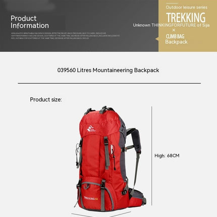 Waterproof Hiking Camping Backpack with Rain Cover, Lightweight Outdoor Sport Travel Daypack