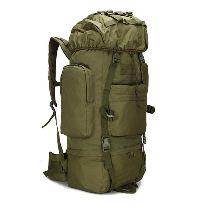 Tactical Camouflage Large Capacity Backpack Outdoor Waterproof Hiking Military Mountaineering Bag