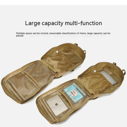 Tactical Camouflage Backpack For Outdoor Mountaineering, Hiking Camping Large Capacity Backpack