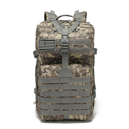 Tactical Backpack, Military Daypack Outdoor Mountaineering Bag Camouflage Hiking Backpack