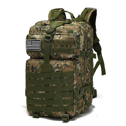 Tactical Backpack, Military Daypack Outdoor Mountaineering Bag Camouflage Hiking Backpack