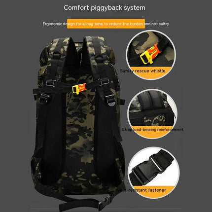 Large Capacity Sports Mountaineering Bag Hiking Camping Tactical Backpack For Men and Women